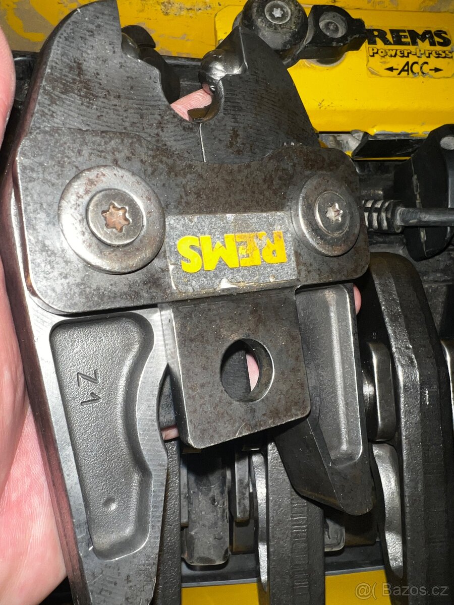 Rems Powerpress ACC s čelistmi V na měď nerezovou ocel - 5