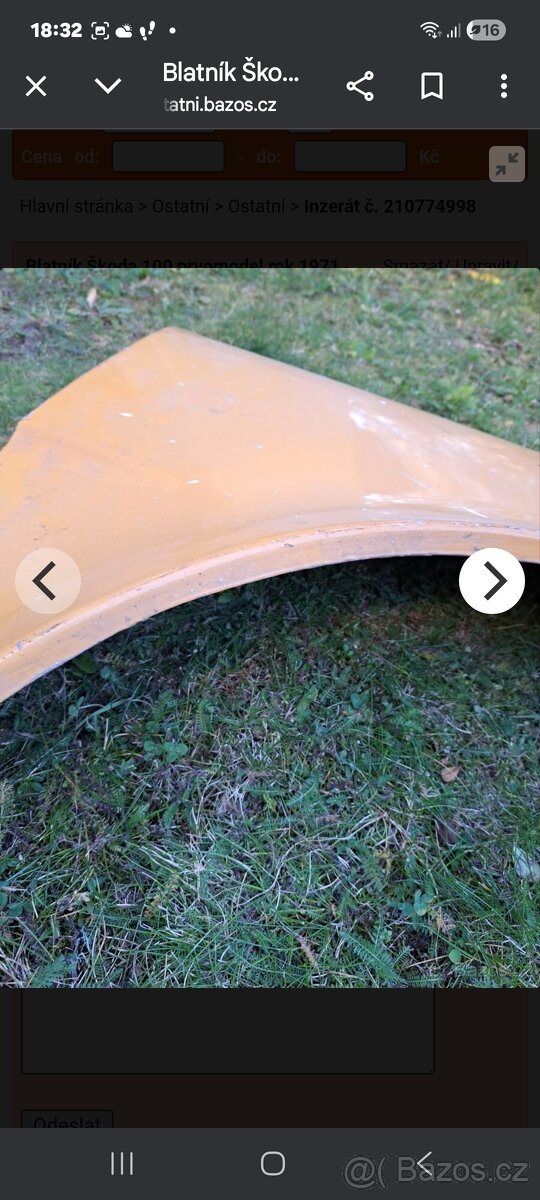 Blatník ŠKODA 100 prvomodel 1971 - 5