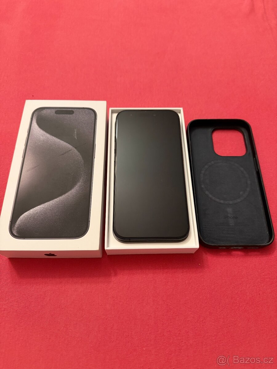 iPhone 15 Pro 256 Gb black titanium,krabice,kryt,sklo..Top - 5
