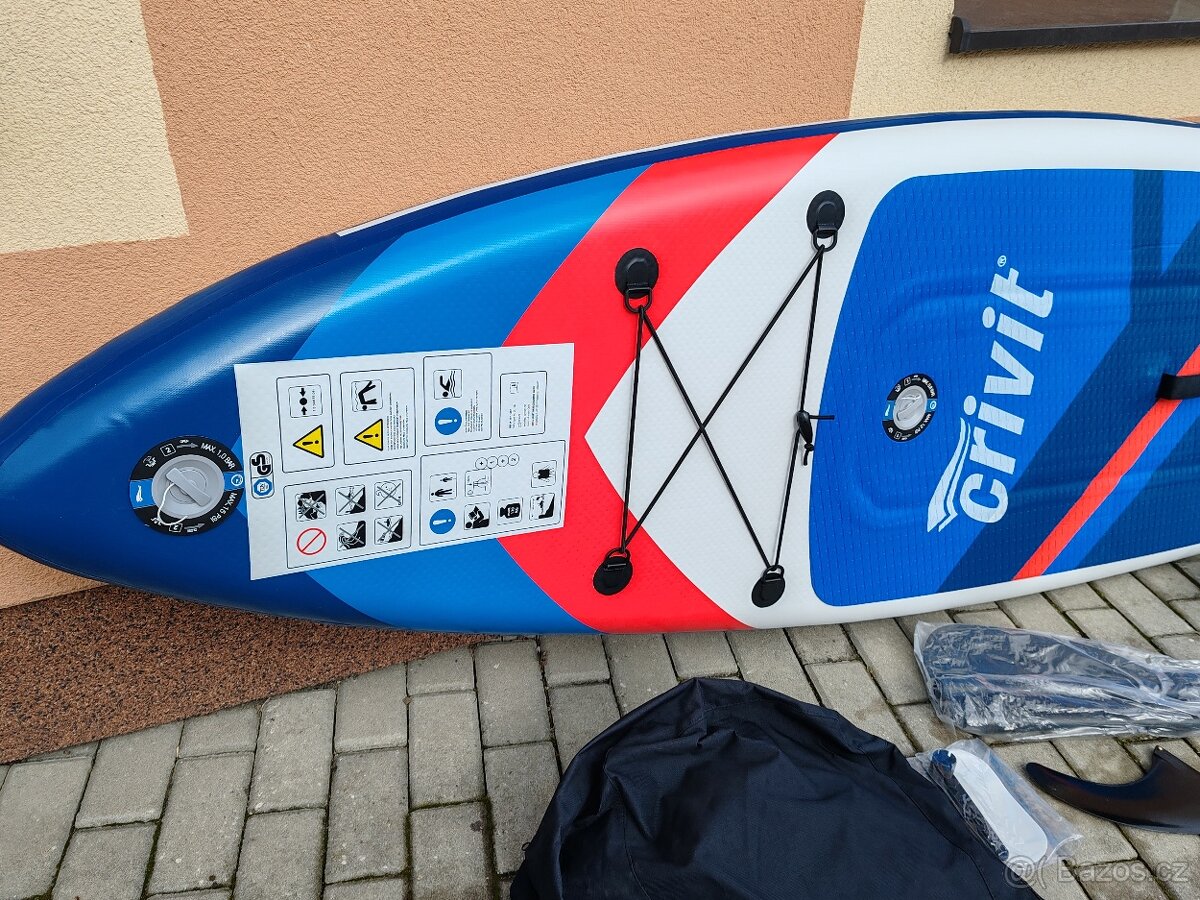 Paddleboard dvoukomorový Crivit 305 cm, nosnost 120 kg - 5