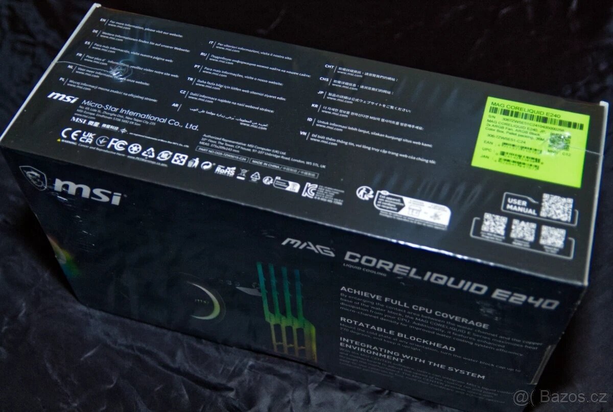 Nové chlazení MSI MAG CORELIQUID E240 - 5