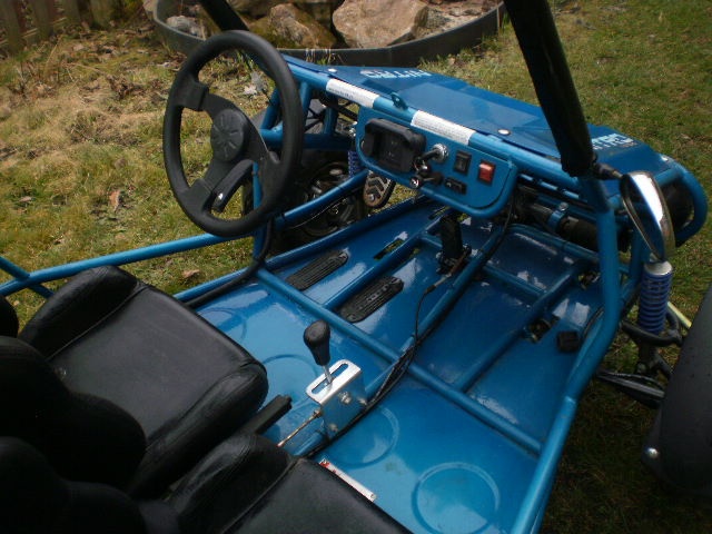 buggy 125 modrá - 5