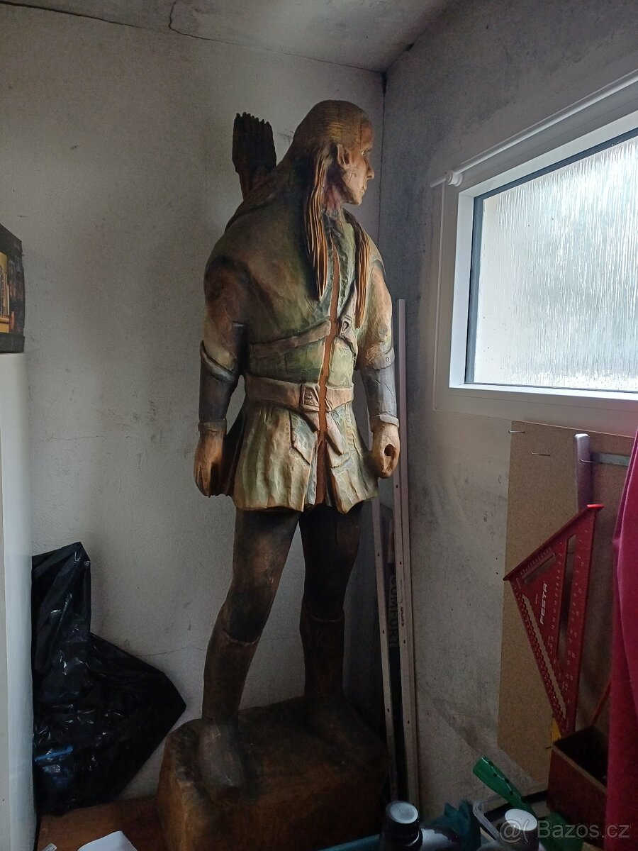 Dřevěná socha, dřevořezba - 5