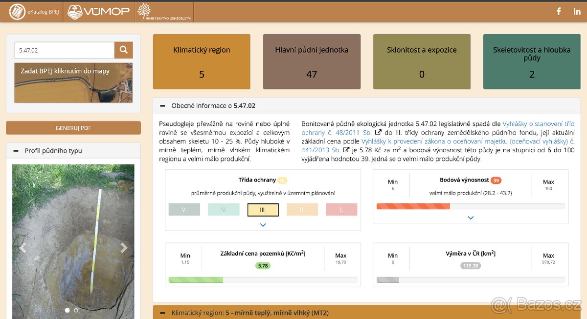 Prodej pole 3486 m² - 5