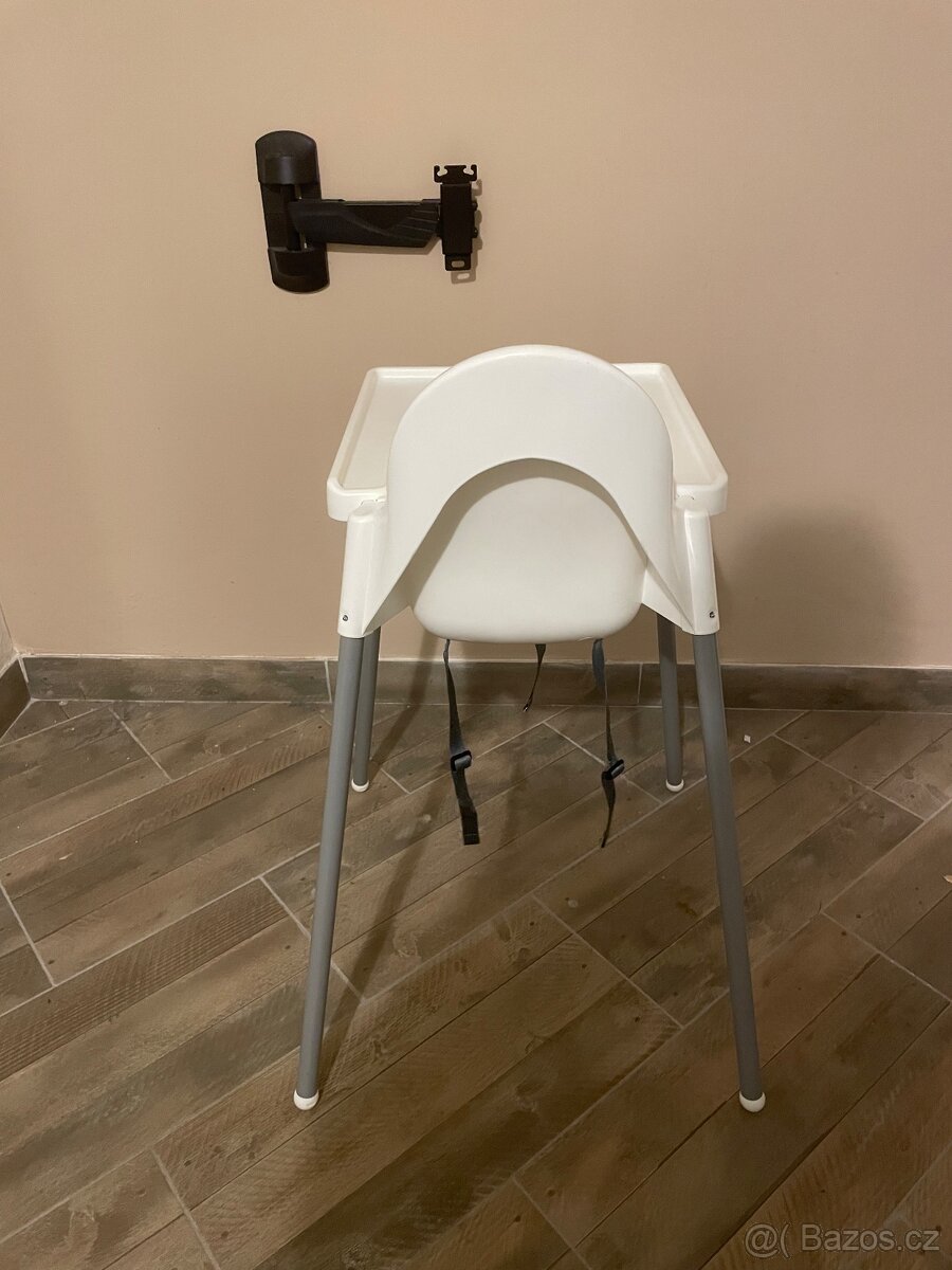 Ikea Antilop vysoká židle s podnosem + Langur sedák - 5