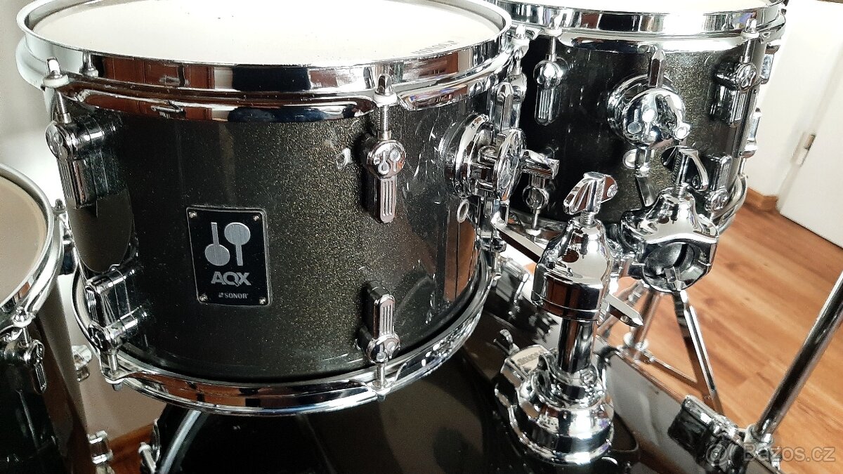 Prodám bicí Sonor AQX stage- komplet, zár.2roky - 5