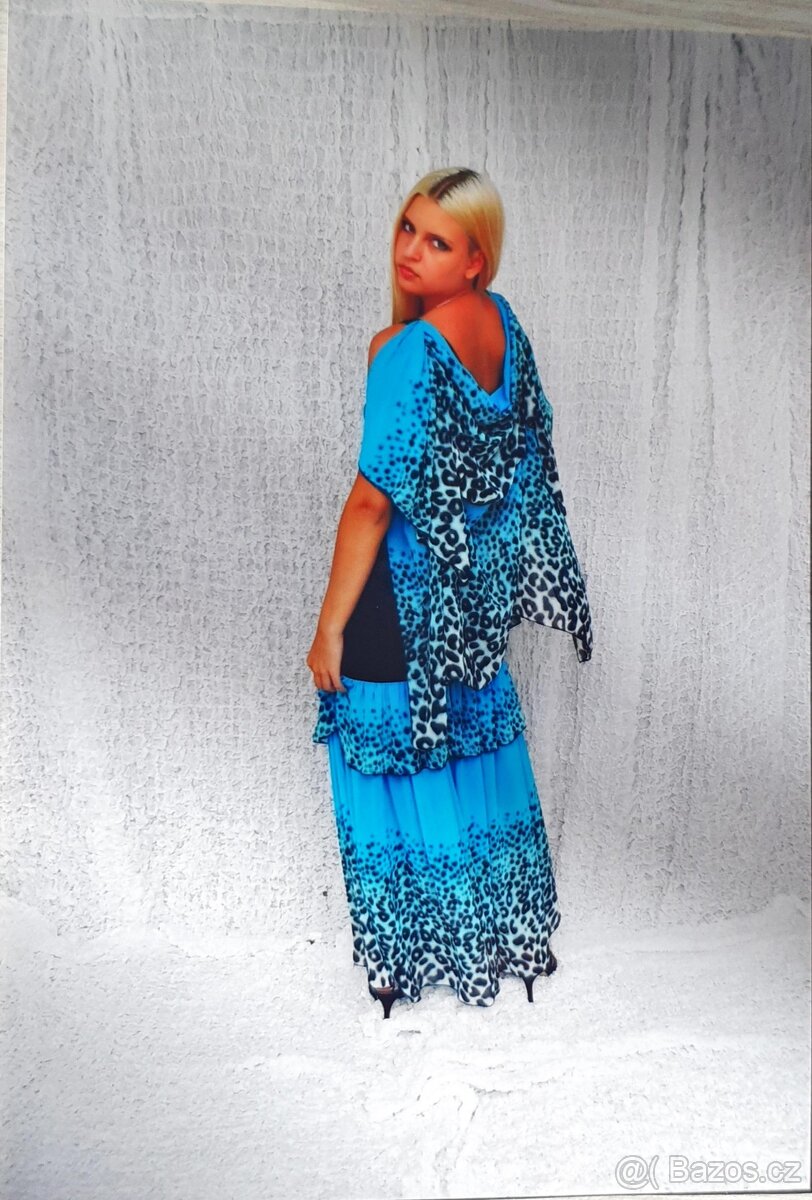 Šaty s falešnou perelínkou - 5