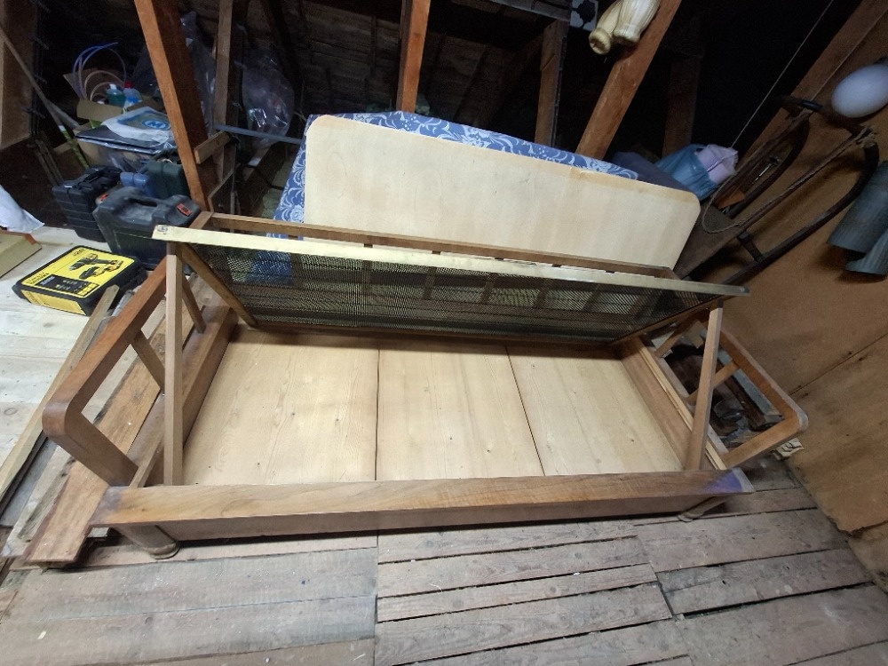 gauč/pohovka retro masiv dřevo - 5