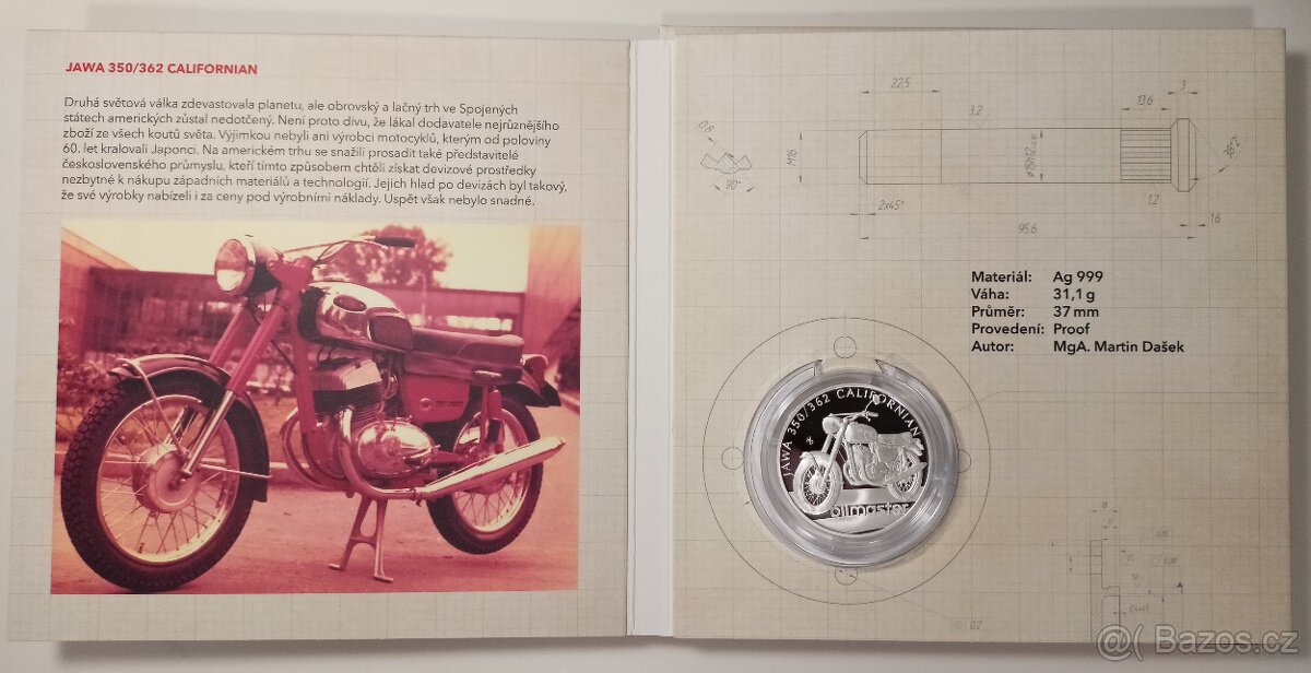 Sada 4 mincí ze série Na kolech 2024 - 5