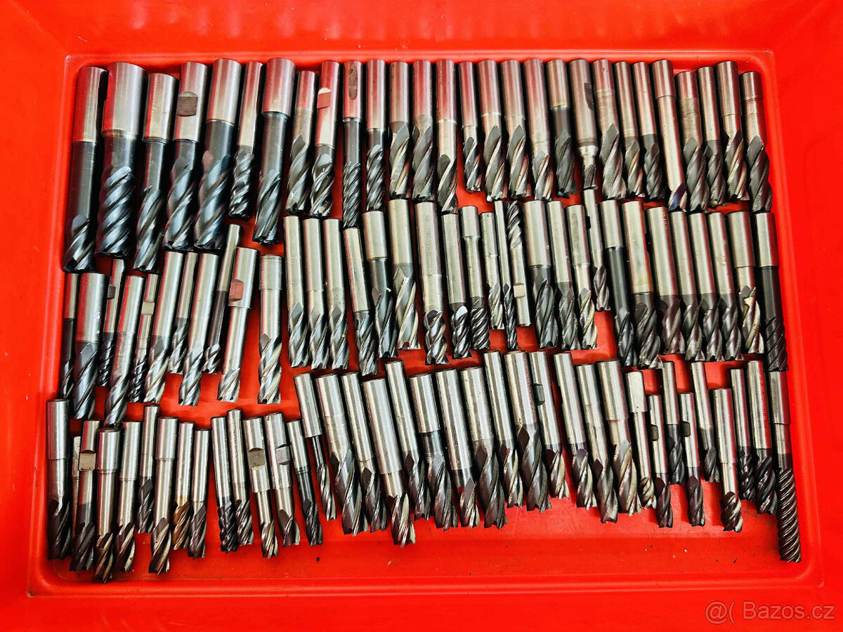 Tvrdokovové frézy - použité ( 36 KG ) - 5