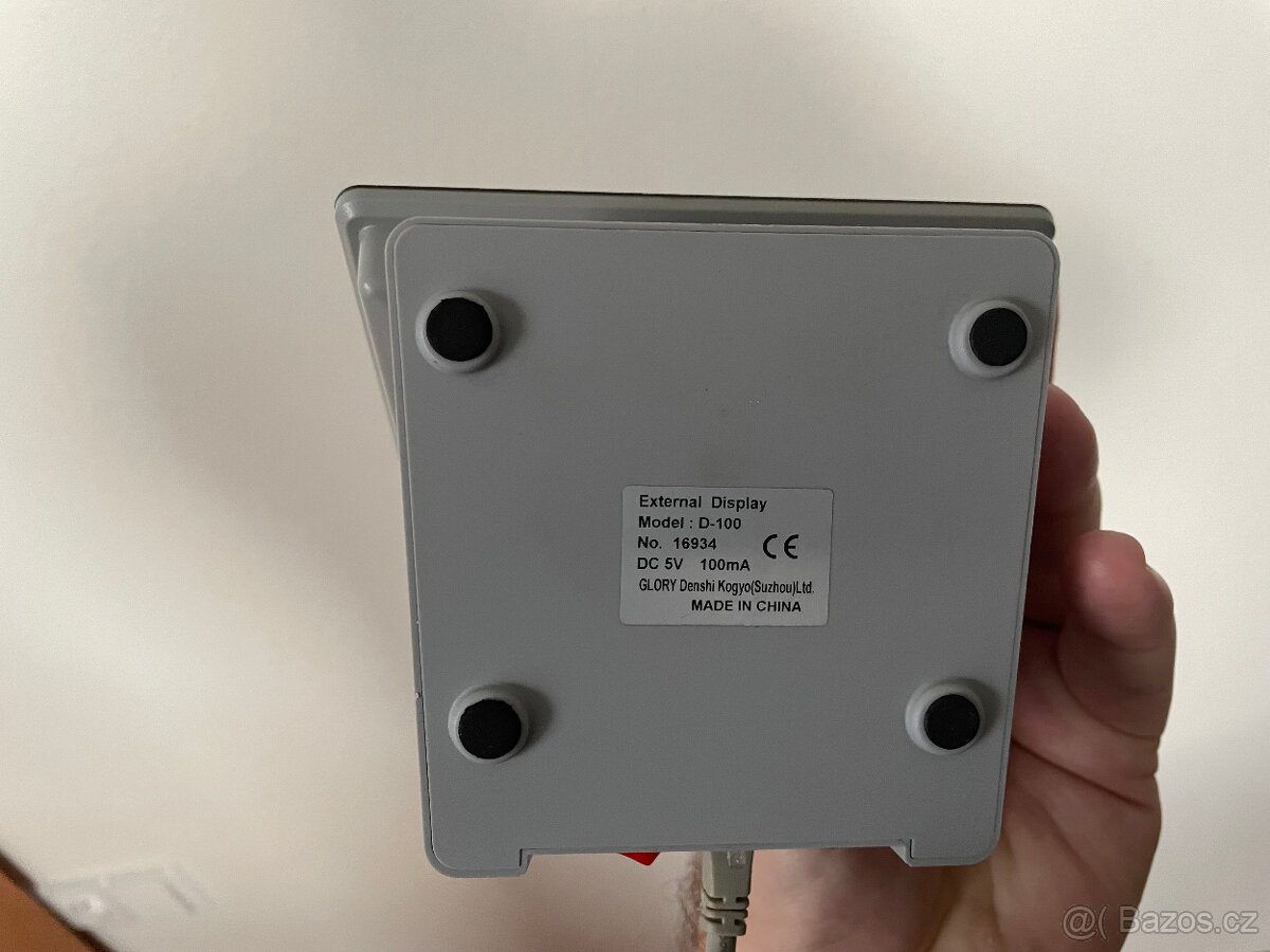 Displej pro počítačky bankovek GLORY - 5