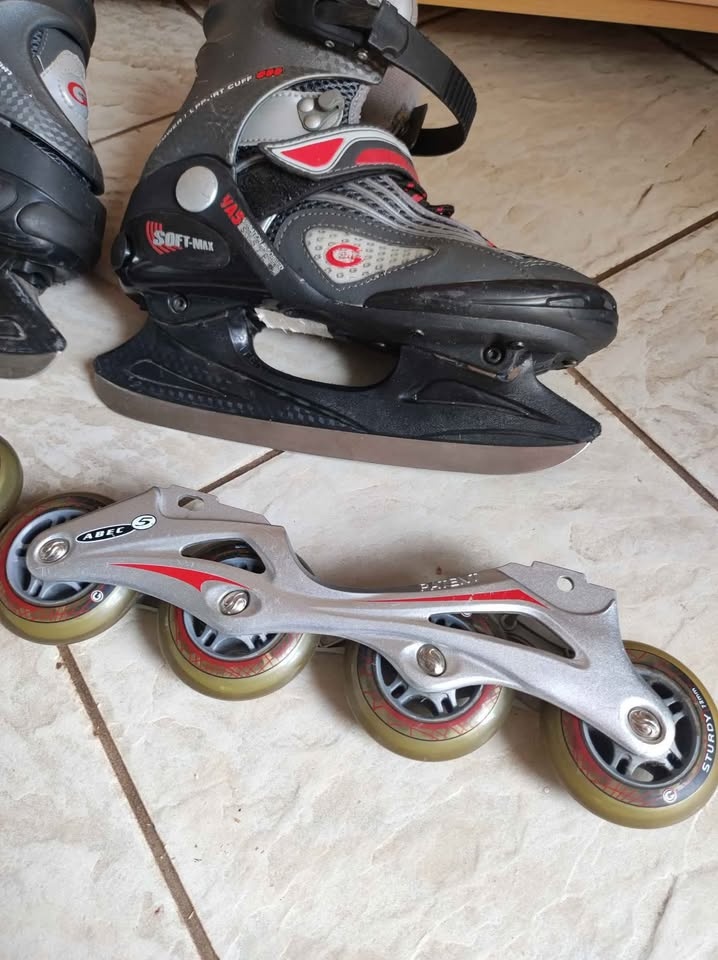 Brusle - Kolečkové brusle vel. 37 - 5