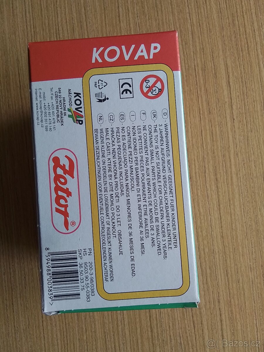 KOVAP Zetor 25A - Legendární plechový traktor - NOVÝ - 5