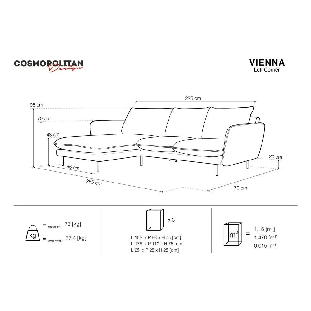 Nová pohovka Vienna Light Beige - 5