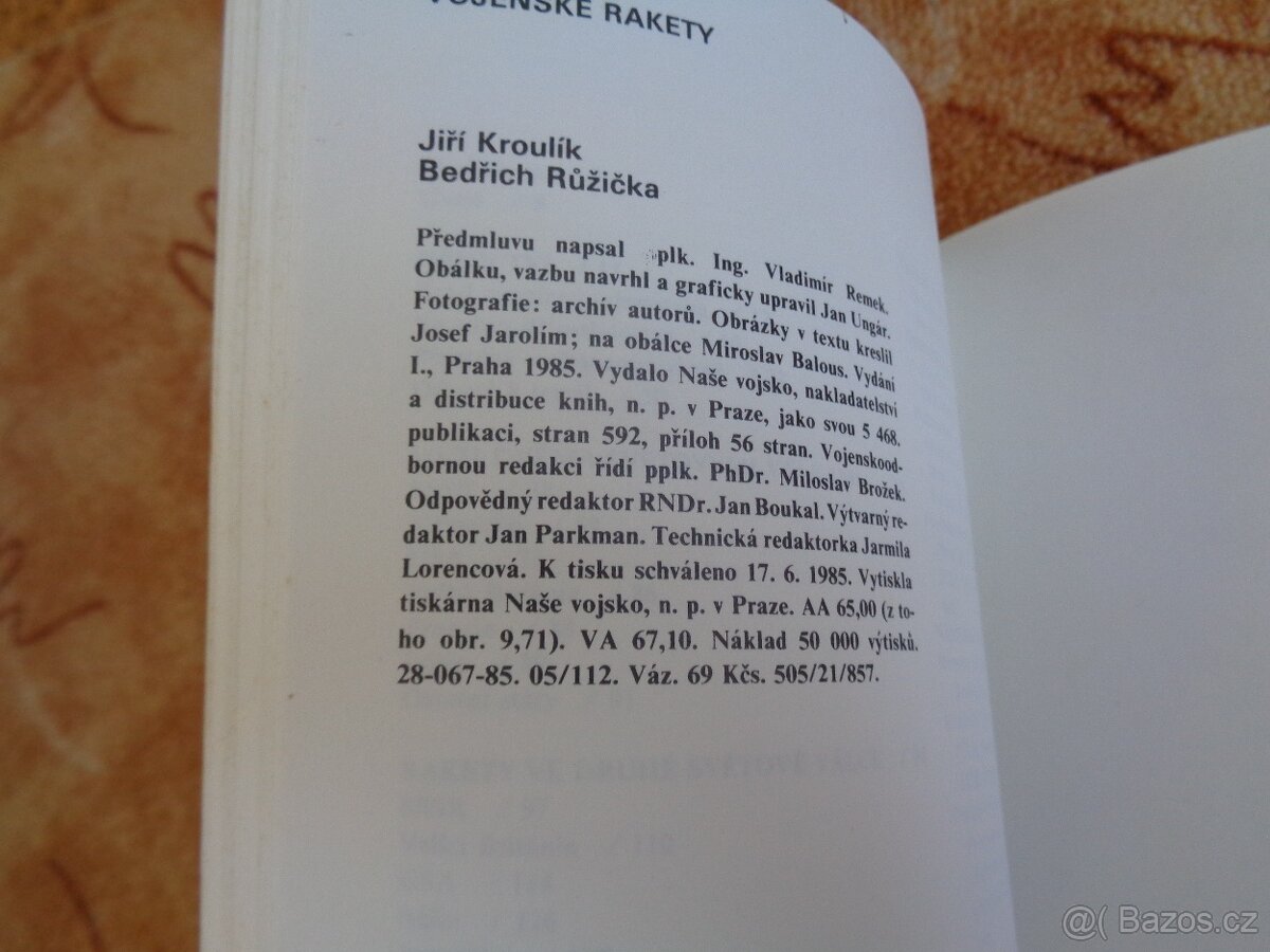 Kniha: Vojenské rakety - 5