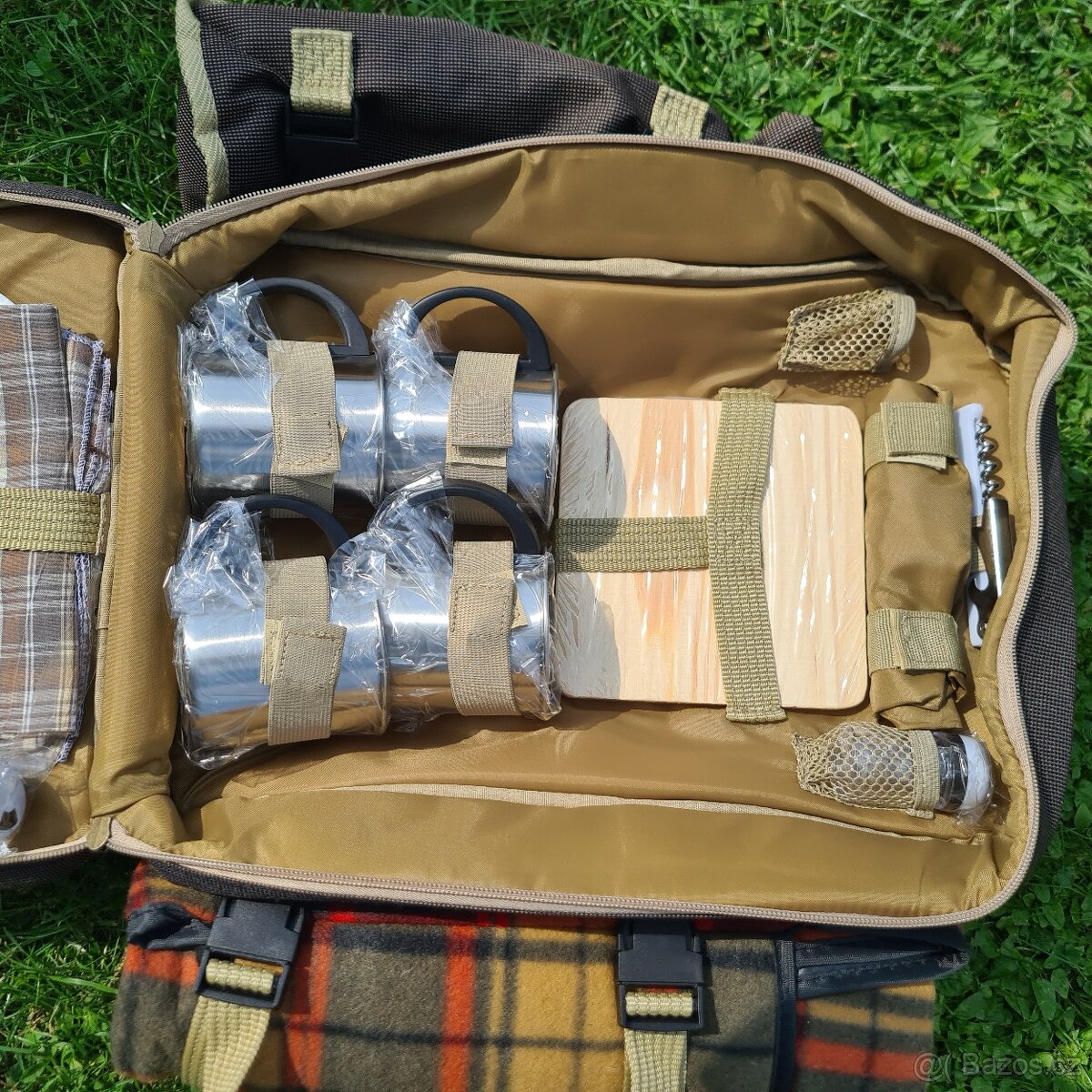 Piknikový batoh, piknikový set, nepoužitý - 5