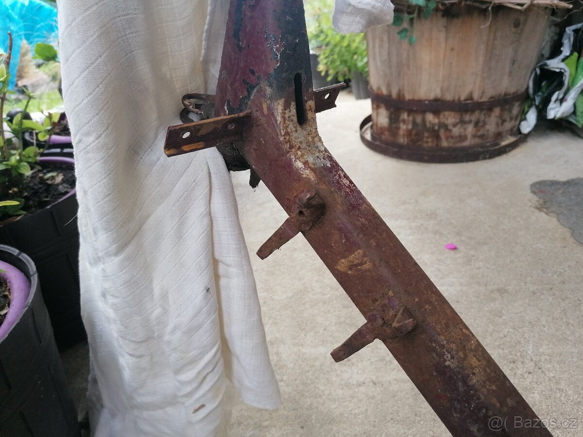 Predám rám so zadnou vidlicou na Jawa 20, 21, 05 pionier - 5