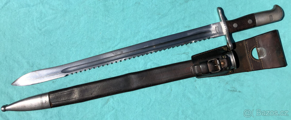 Švýcarský bodák M1914 s pilou - 5