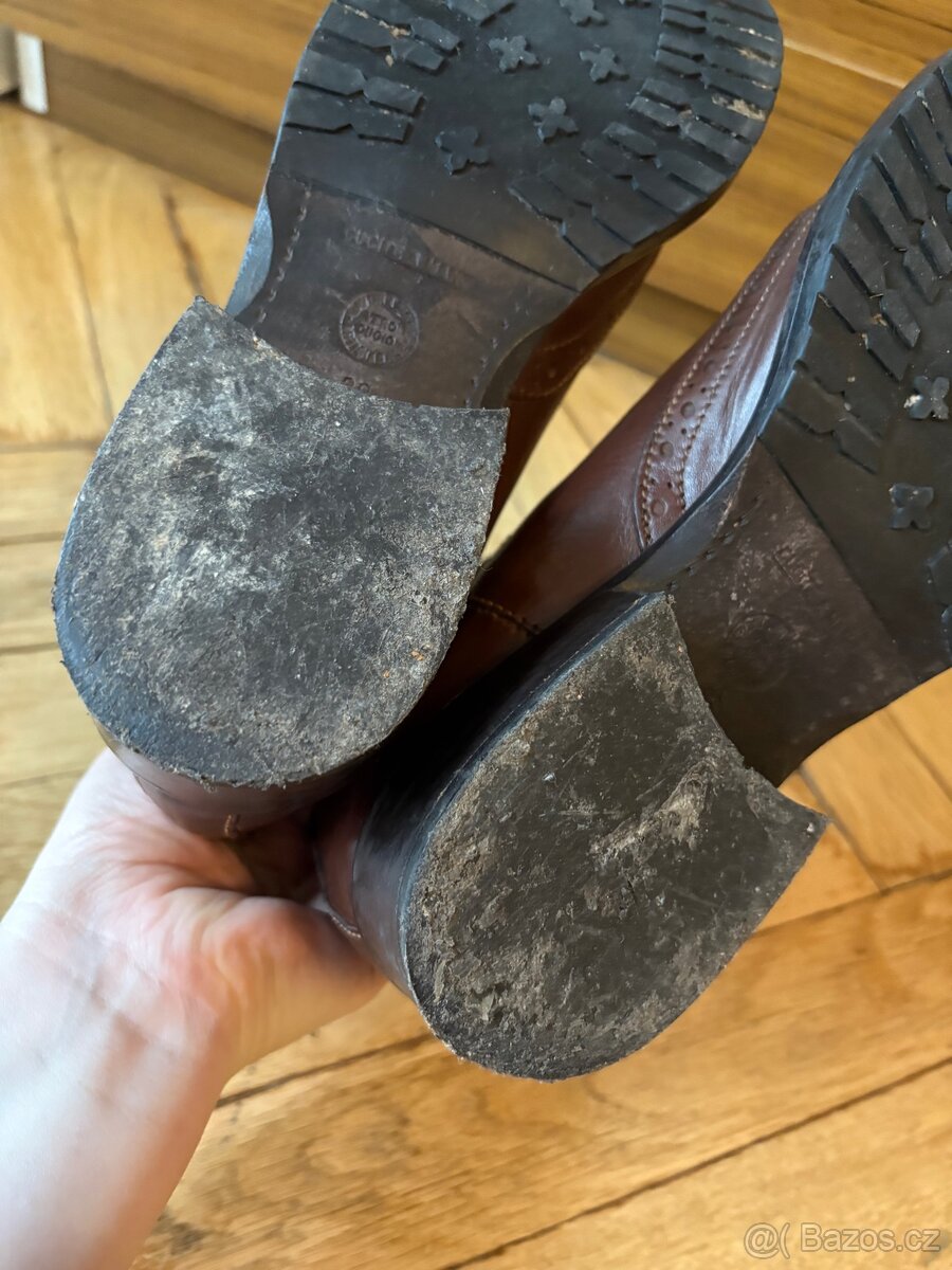 Dámské kožené chelsea boty Baťa (39/40) - 5