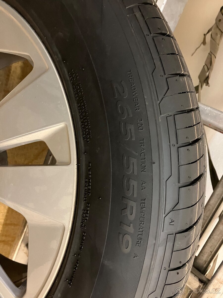 Alu kola + letní pneu 265 55 r19 orig. AUDI Q8 - 5
