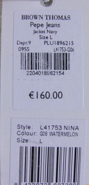 Značkový růžový jarní trenčkot PEPE JEANS (40/L), PC 3900 Kč - 5