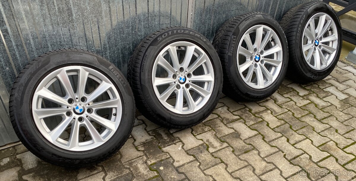 Alu zimní pneu BMW 5 typ E60, E61, 225/55 R17, 5x120 - 5