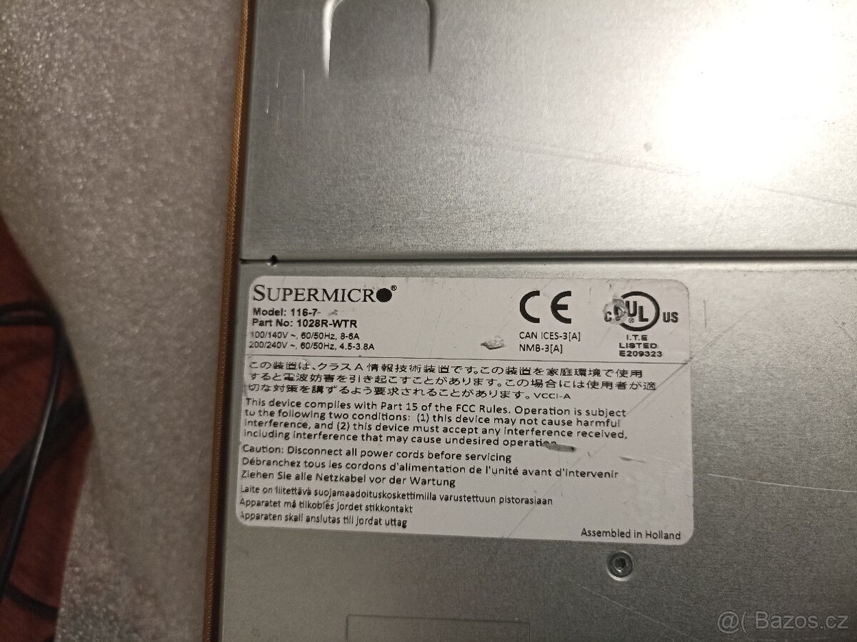 1U Supermicro, 10x2,5", X10DRW-i, 2xE5-2620v3, 32GB, 2 PSU - 5