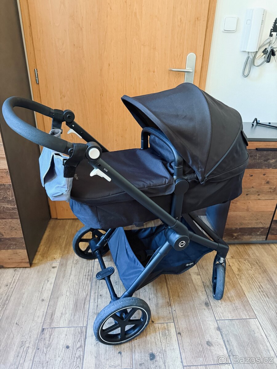Kočárek Cybex EOS basic 2v1 moon black - 5