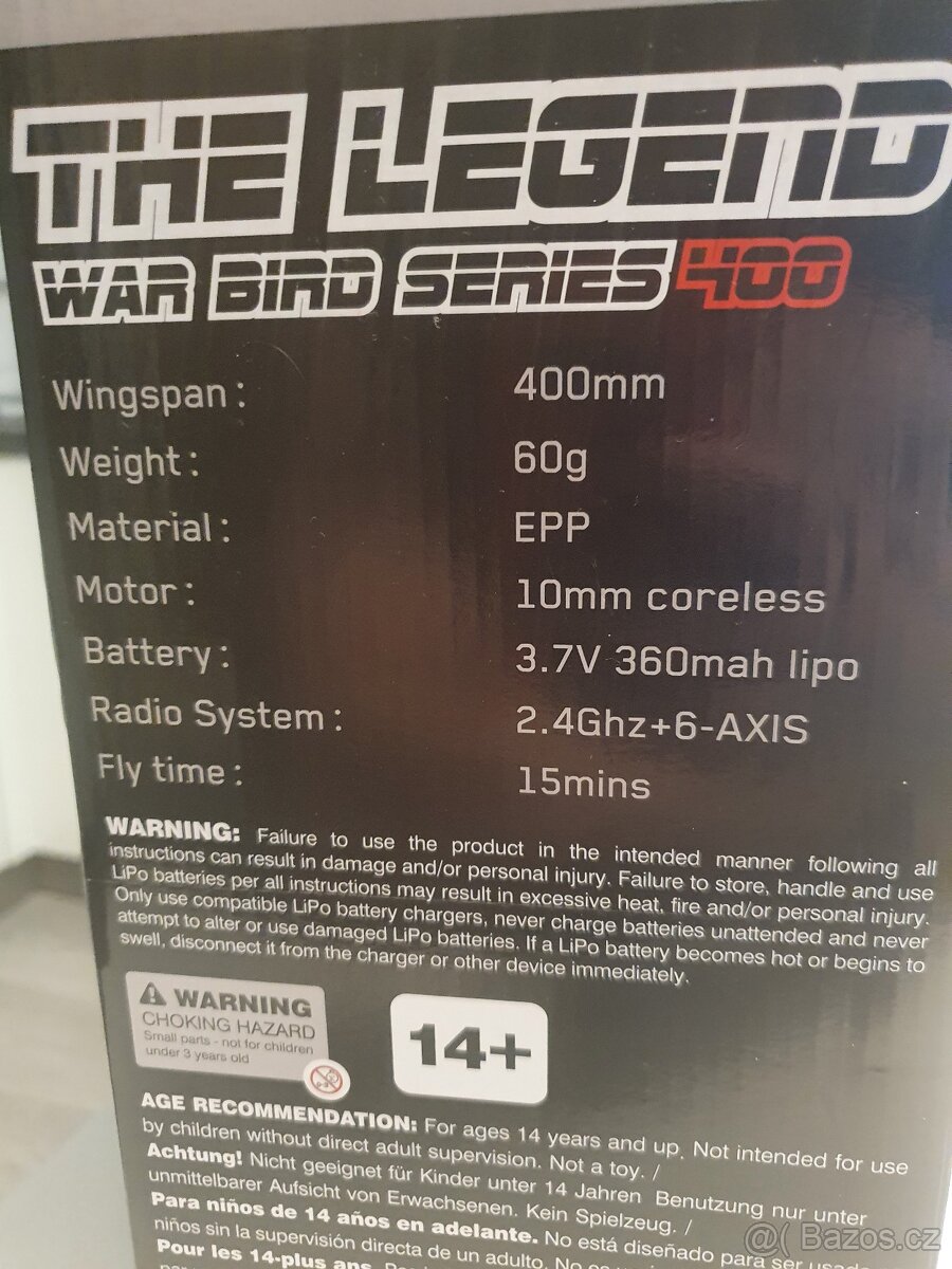 Nový RC model Letadla 6 GYRO, 4 kanály letadlo - 5