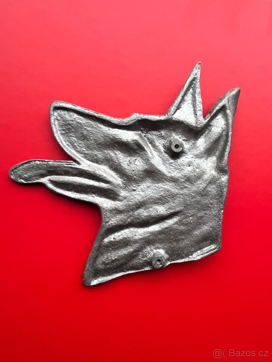 Kovová hlava psa - 5