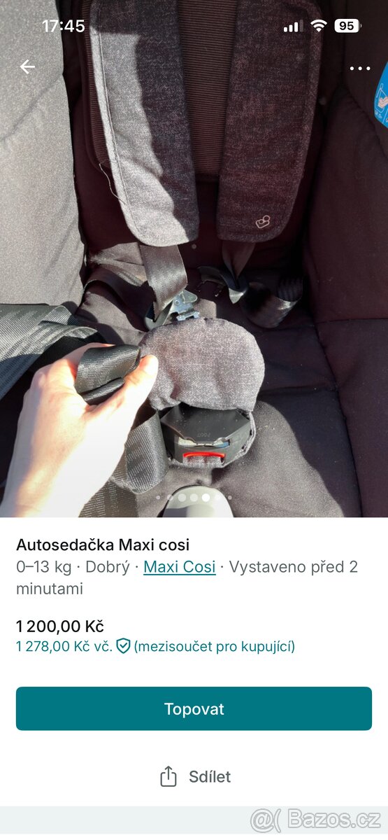 Autosedačka Maxi Cosi - 5