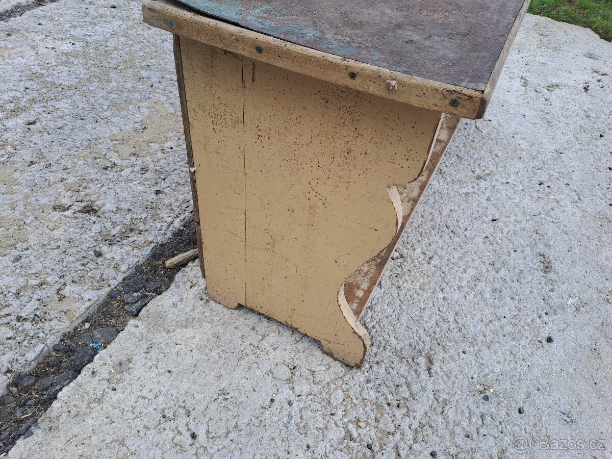 lavička - botník na chalupu - 5