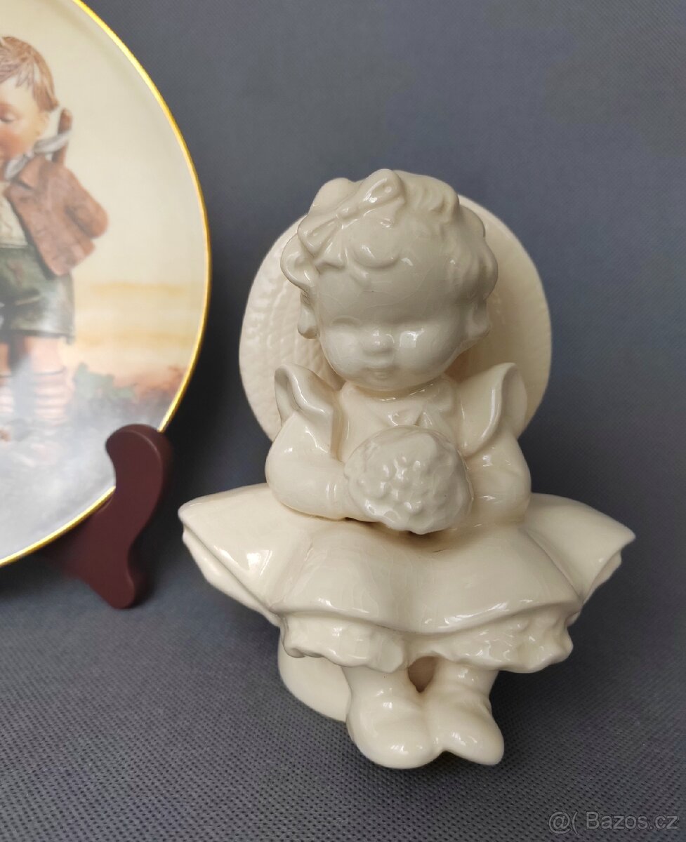 Nádherná sestává figurek a talíře od M.J. Hummel a Goebel - 5