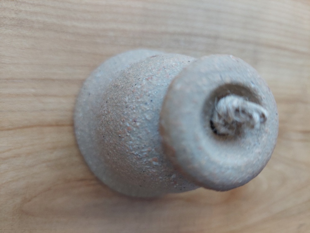 Nový keramický zvonek zvoneček - ručně točený originál SLEVA - 5