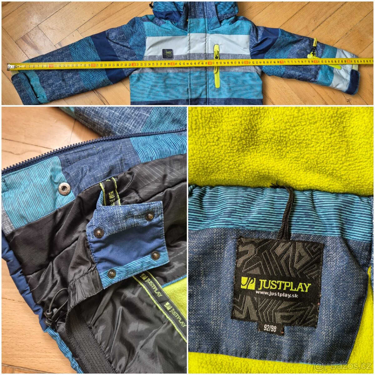 Dětská lyžařská bunda Justplay, zimní Coccodrillo vel. 92/98 - 5