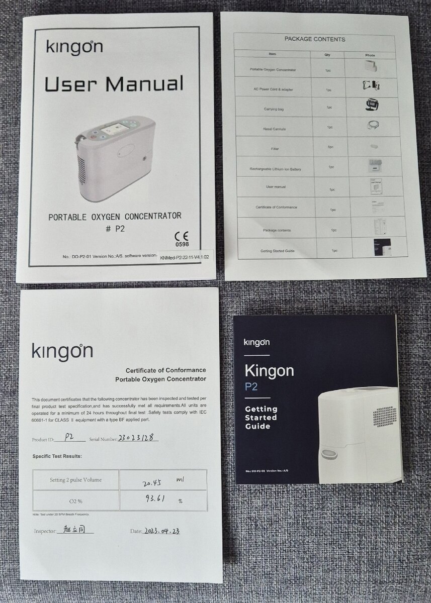 Kyslíkový koncentrátor s baterií - 5