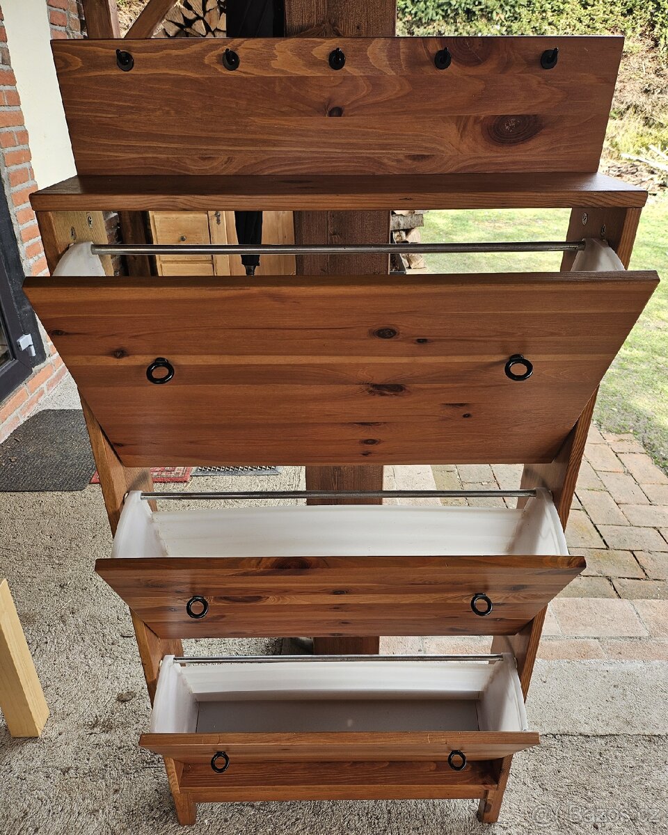 Botník Ikea Leksvik mořidlo antik - 5