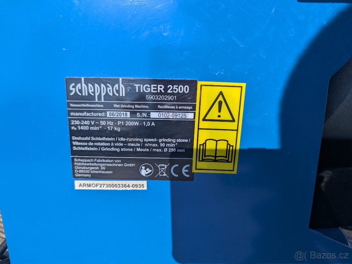 Dvoukotoučová bruska Scheppach Tiger 7000E – TOP stav - 5
