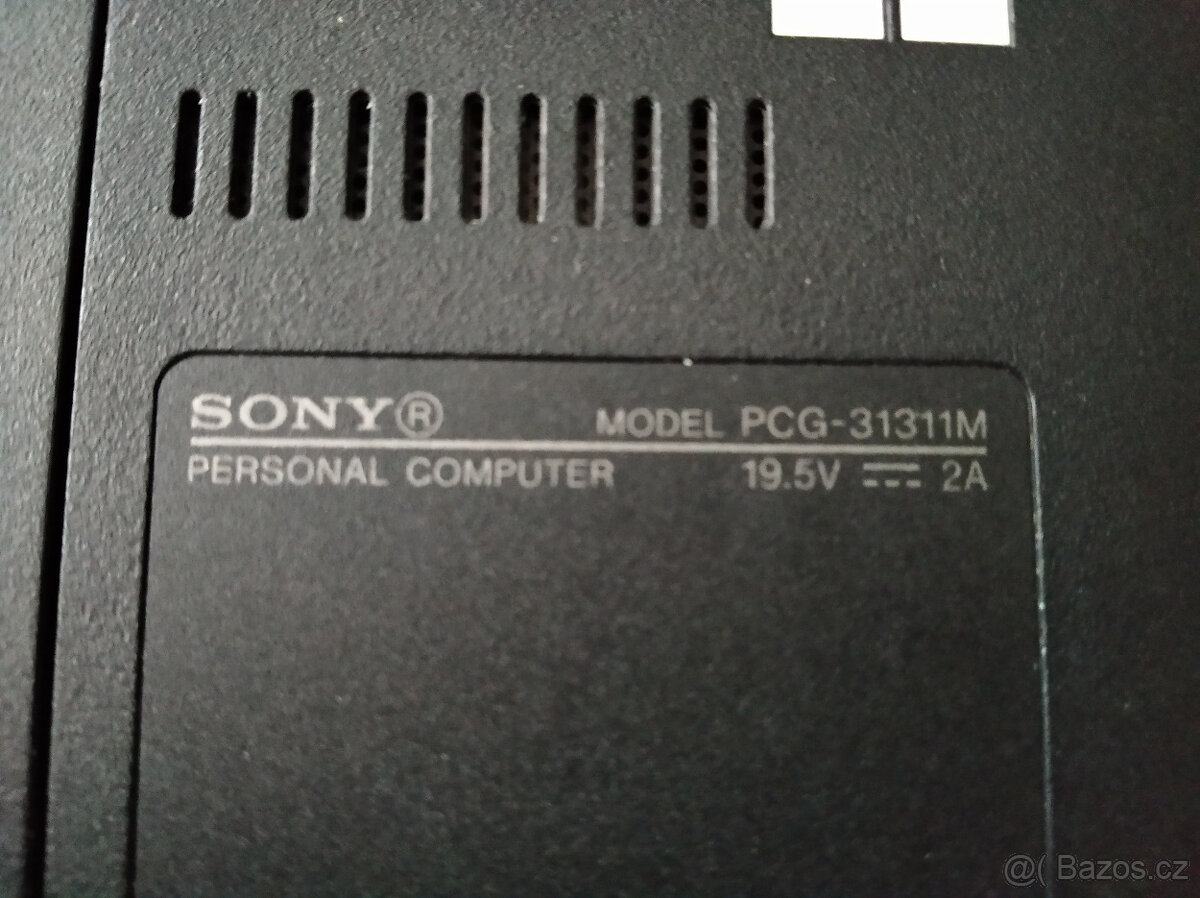 Notebook Sony PCG-31311M - 5