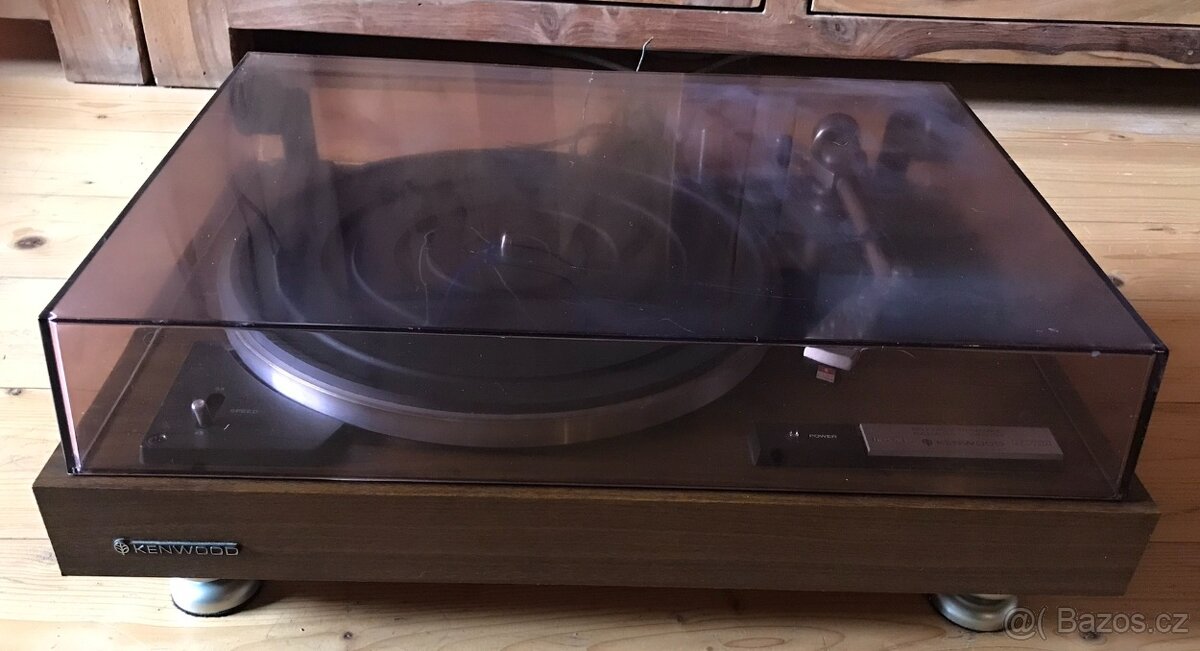 GRAMOFON KENWOOD KD-3033 ( 1976) VINTAGE VE DŘEVĚ ,PLNÝ AUTO - 5
