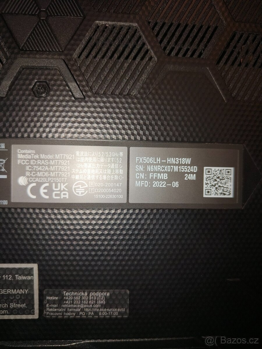 Asus tuf gaming F15 - 5