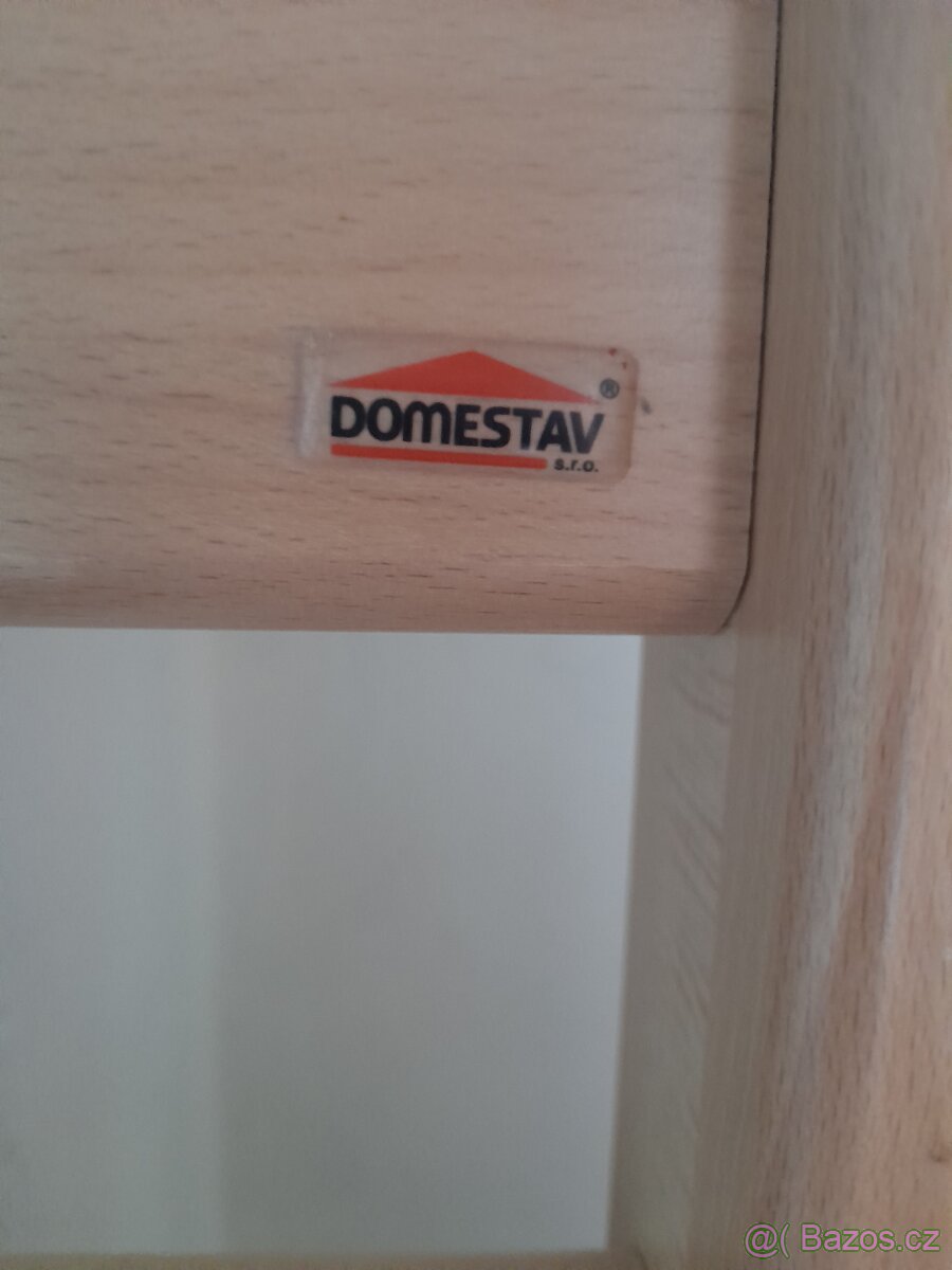 Dvoupatrová postel z masivu Domestav - 5