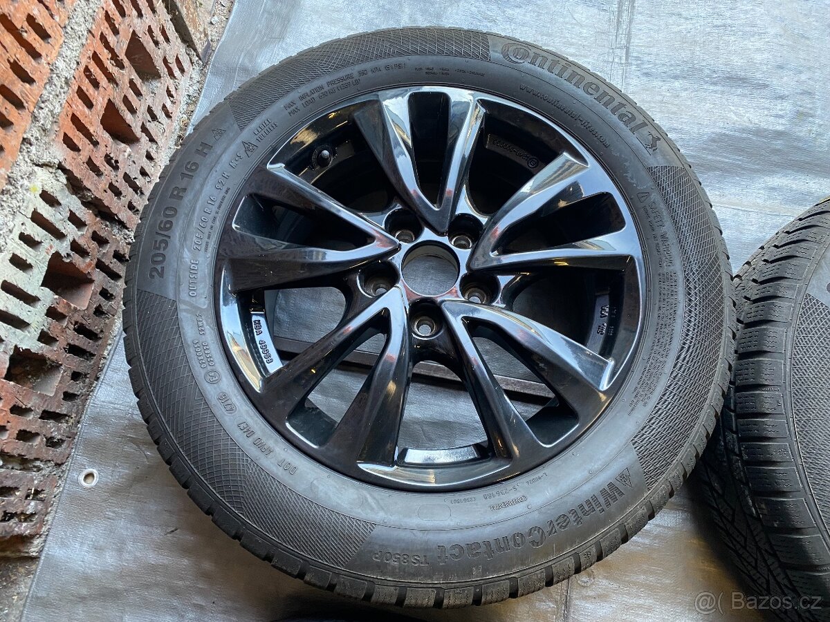 205 60 16 Continental, pneu zimní, 4ks - 5