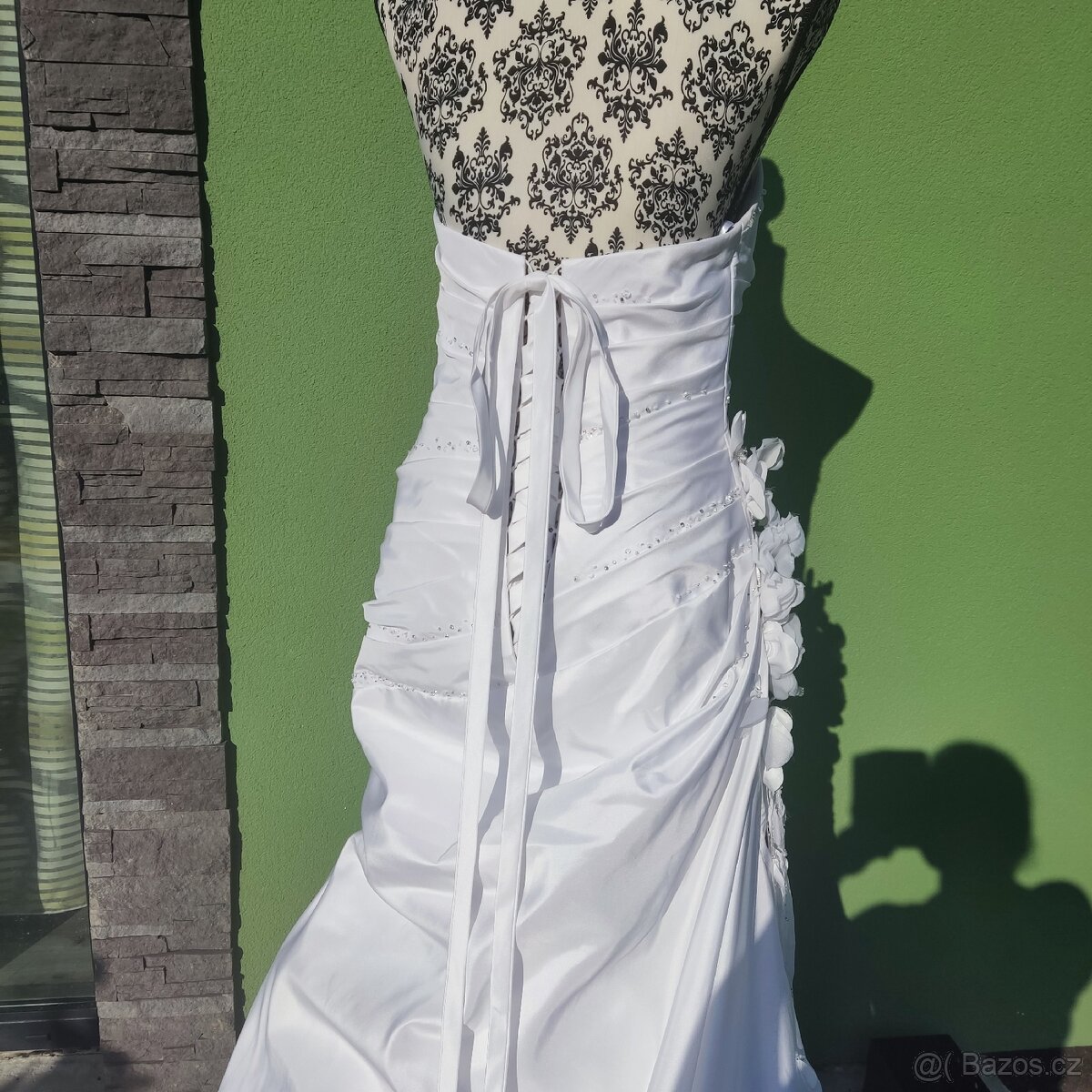 Překrásné svatební šaty vel. 38/42 - 5