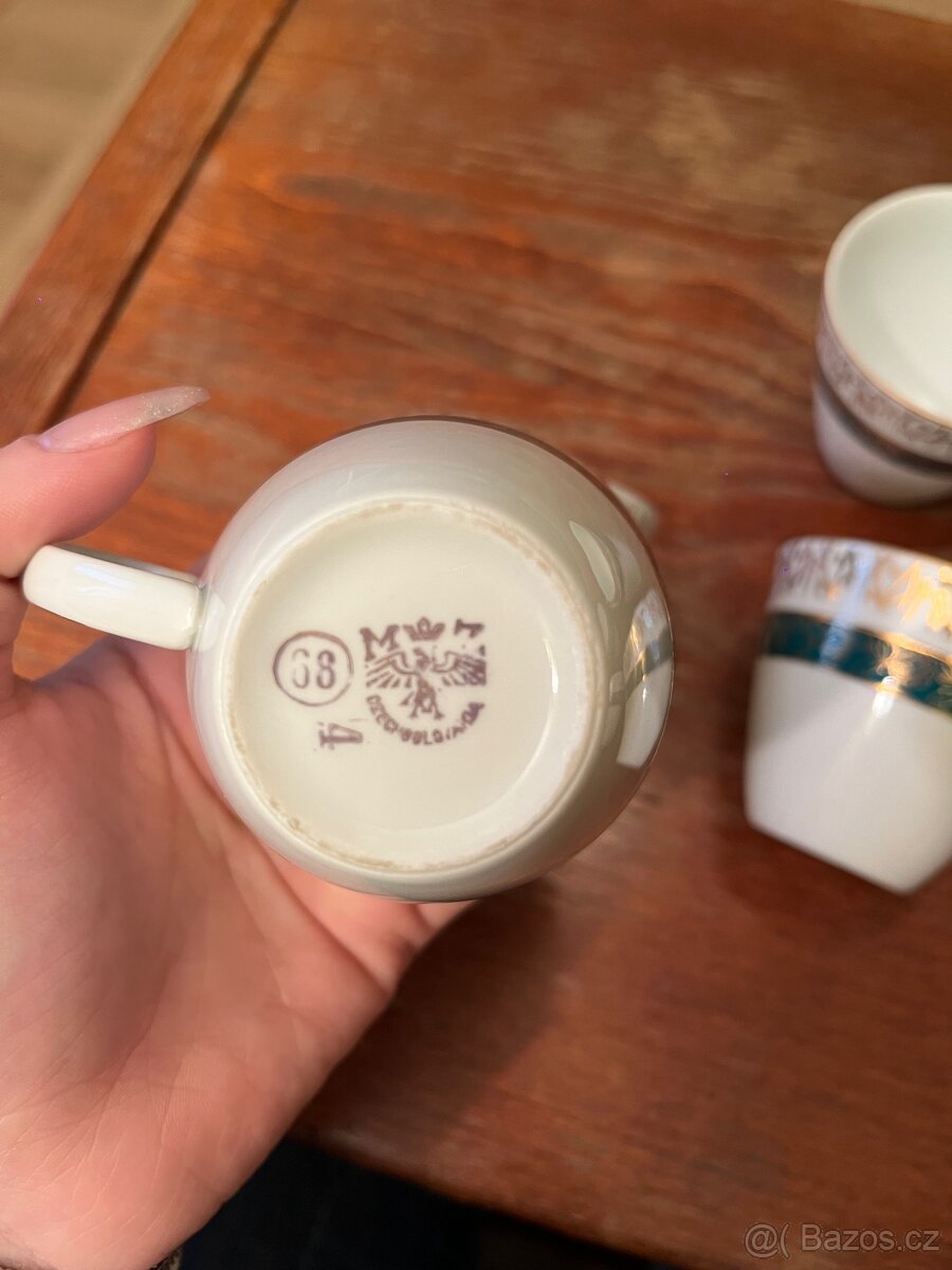 Retro porcelánové hrníčky - 5