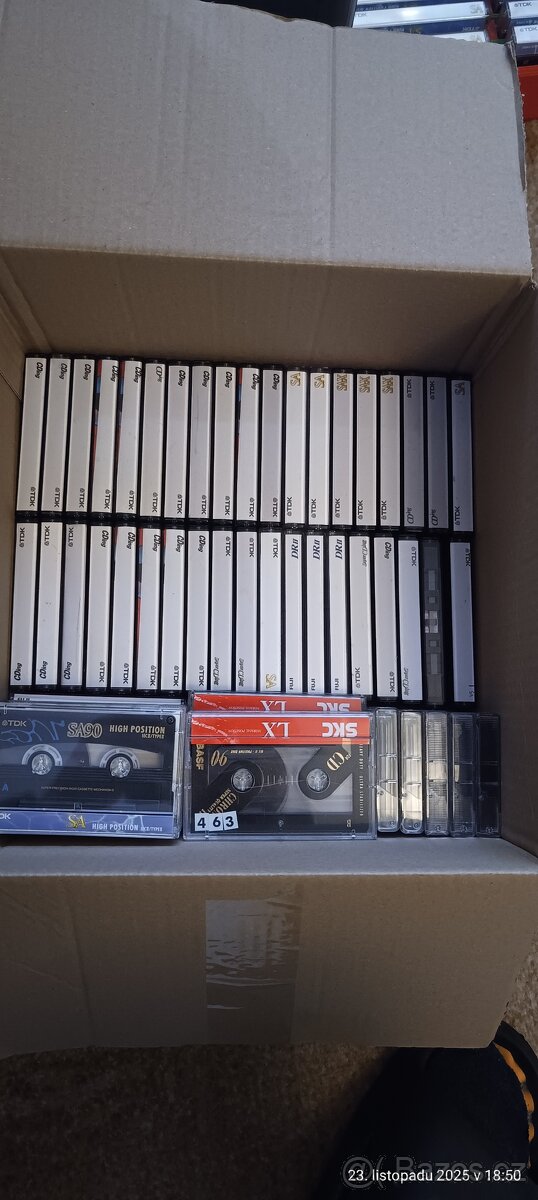 Nabízím cca 700 MC kazet Chromky, Metal MC Raritní , HF - 5