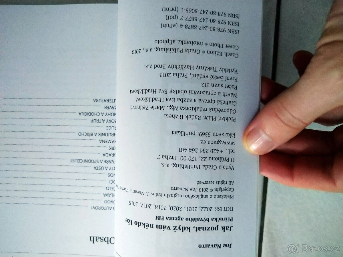 Jak poznat, když vám někdo lže - Joe Navarro (NOVÁ) - 5