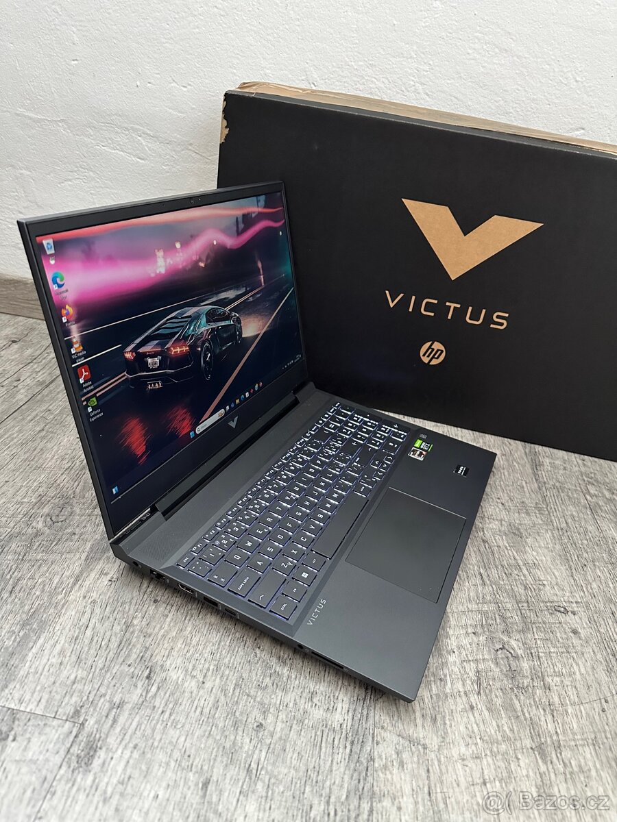 TOP- HERNÍ NOTEBOOK HP VIC-RYZEN 5, SSD, RTX - 5