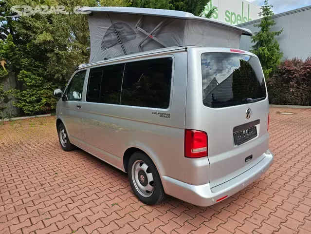 VW T5 California Beach 2.0 TDI 103kW,Webasto,Tažné - 5