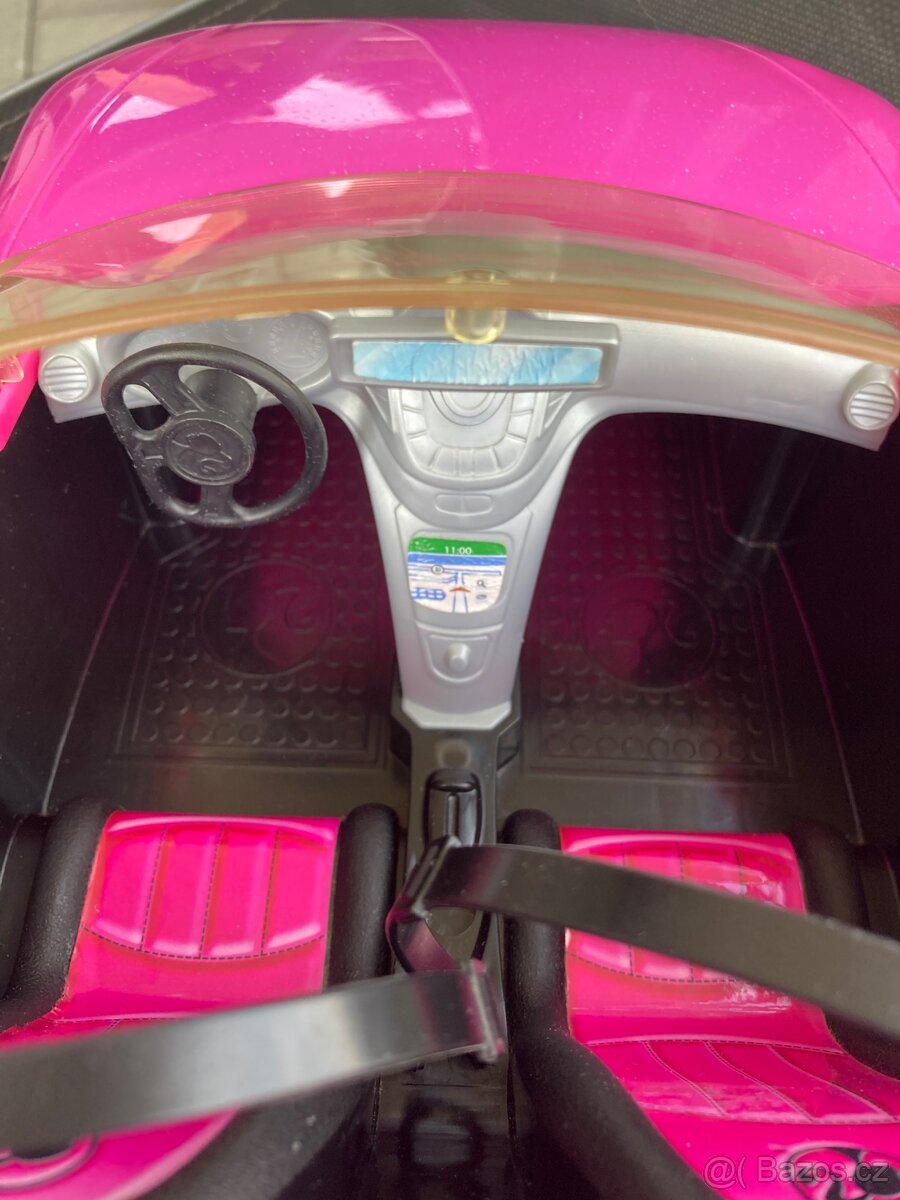 Barbie auto kabriolet růžová Mattel - 5